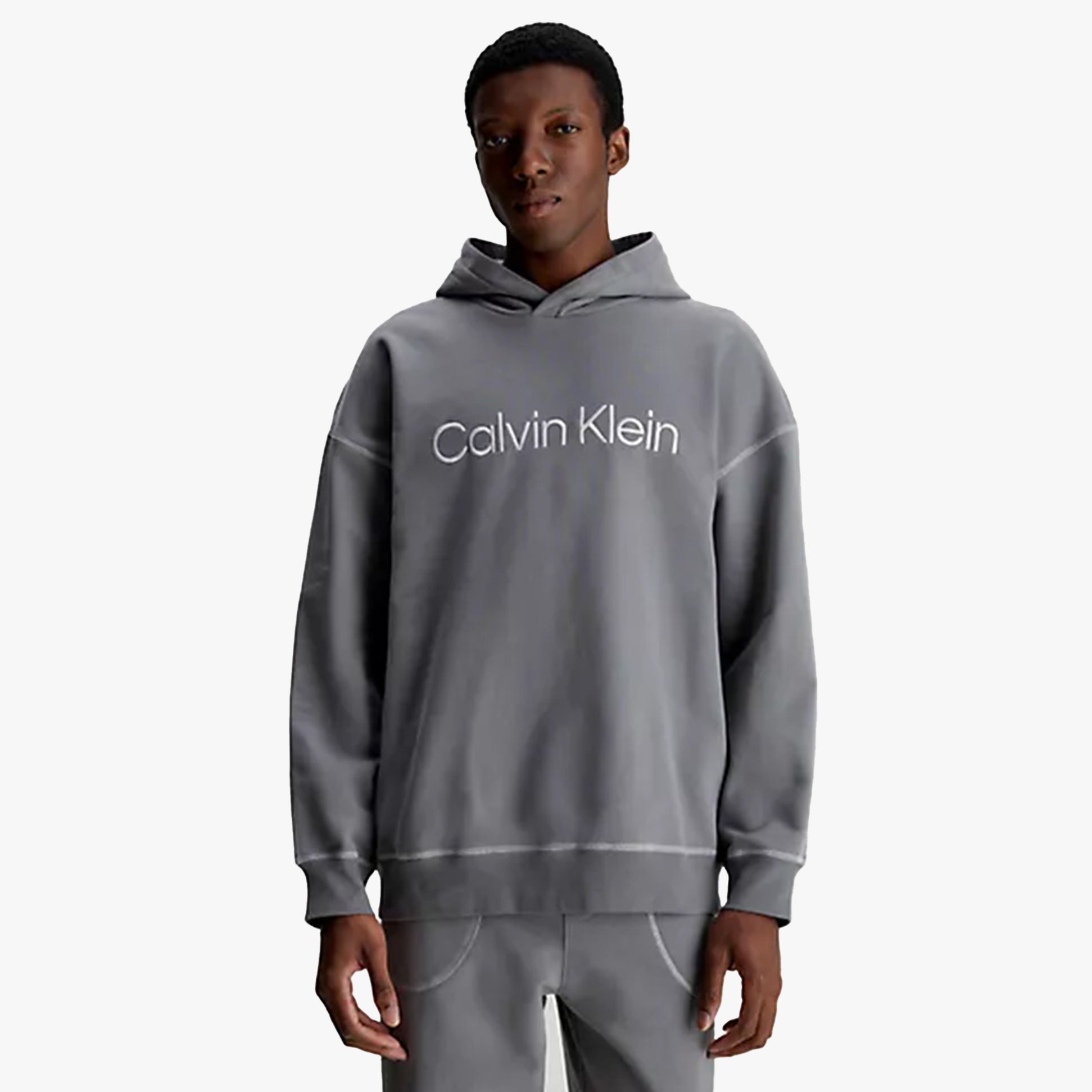 Calvin Klein FUTURE SHIFT Mens Hoodie Grey