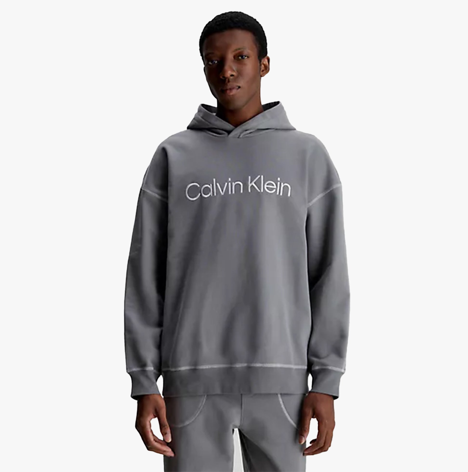 Calvin Klein FUTURE SHIFT Mens Hoodie Grey