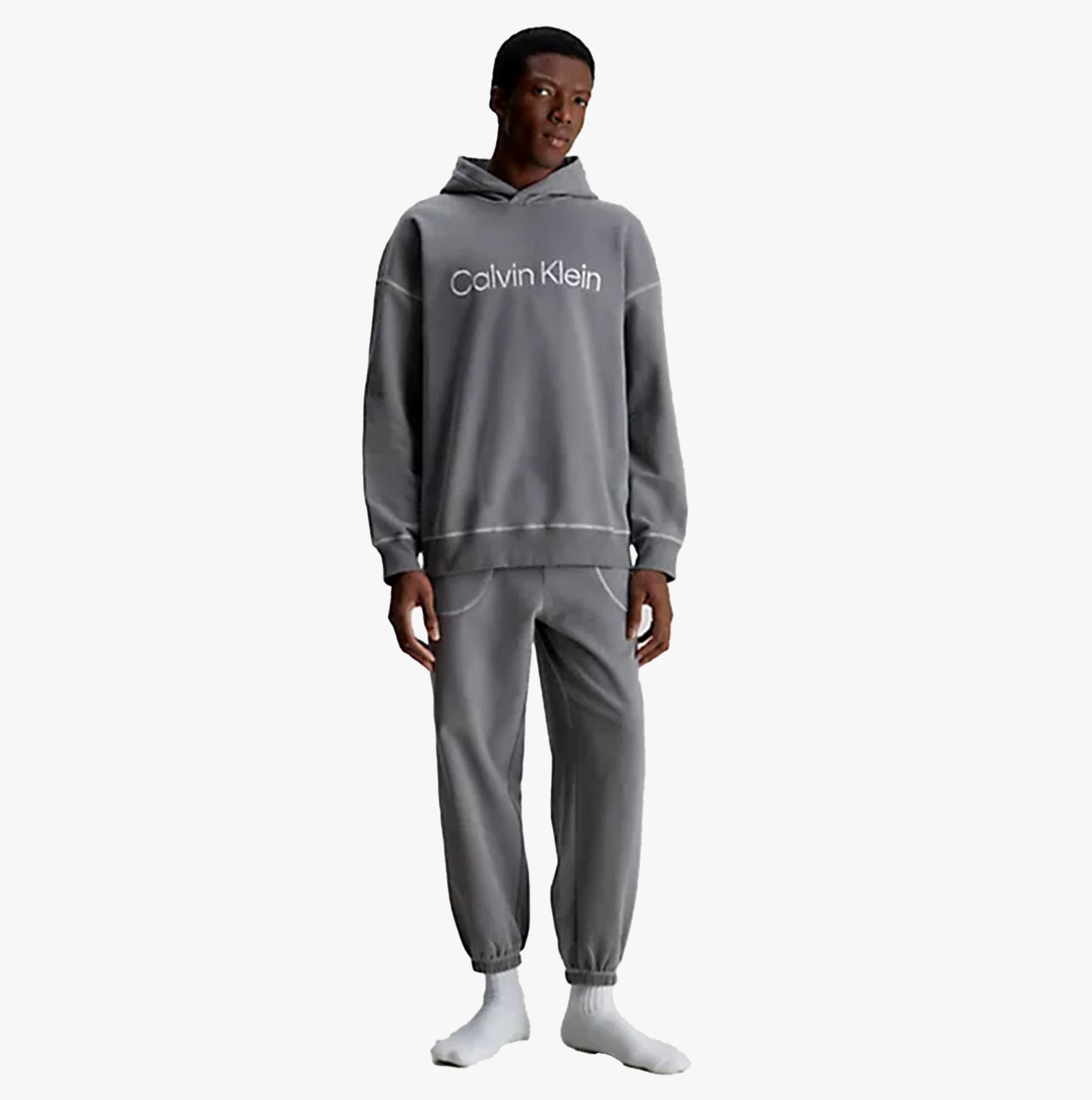 Calvin Klein FUTURE SHIFT Mens Hoodie Grey