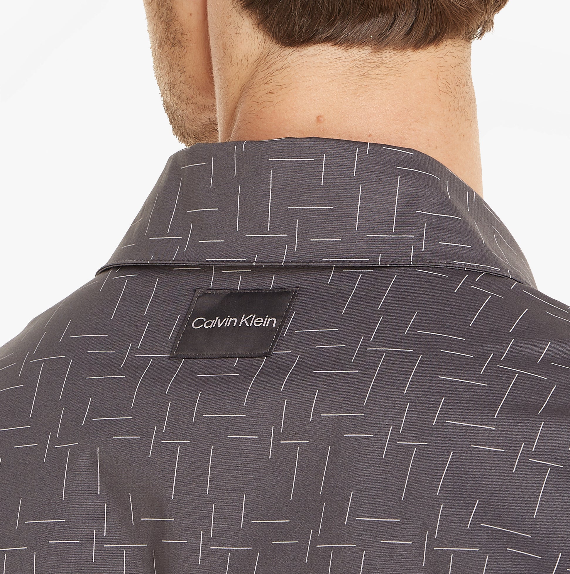 Calvin Klein Shorts Pyjama Set Mens Pure Grey