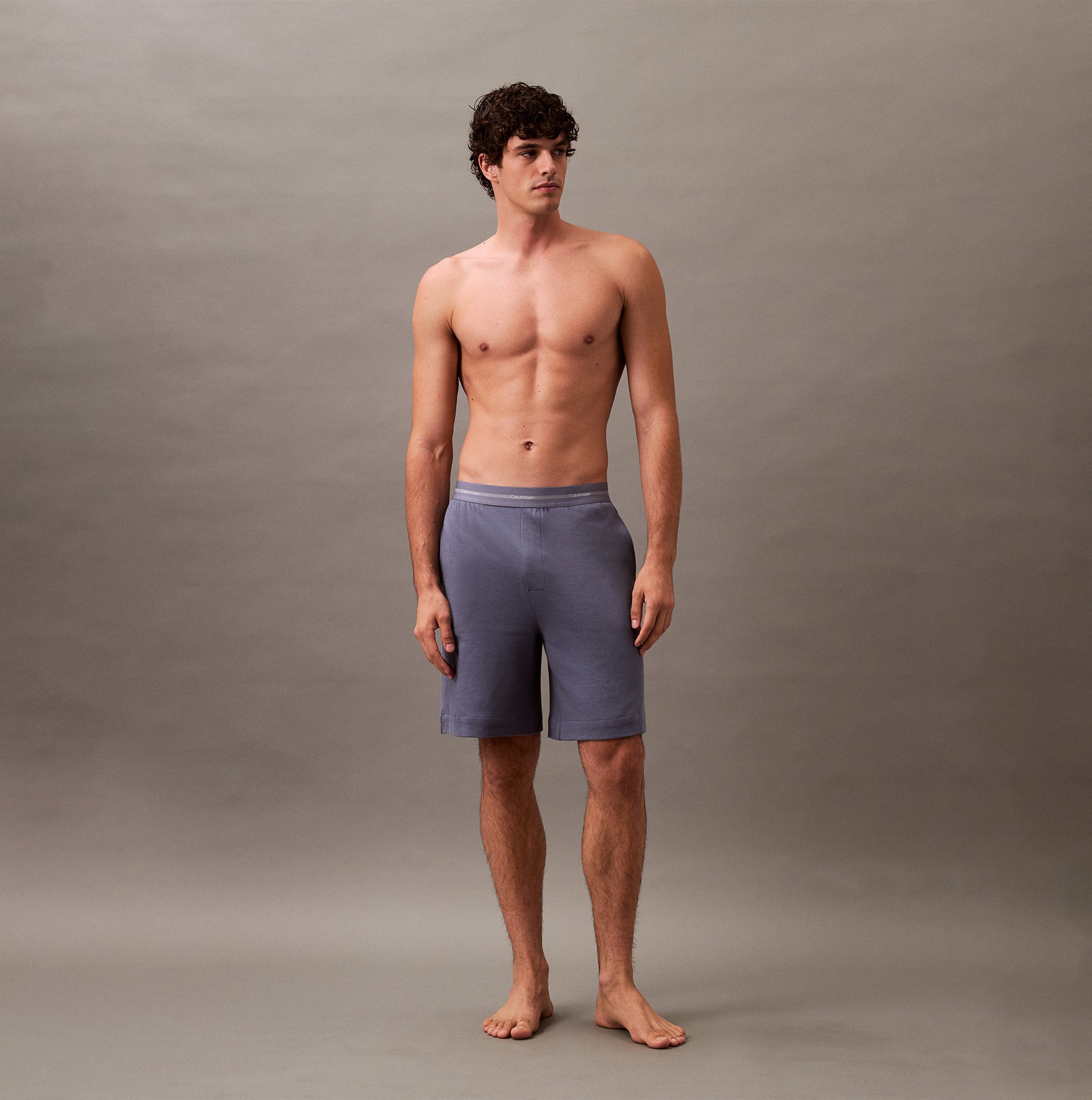 Calvin Klein SLEEP SHORT Mens Grisaille