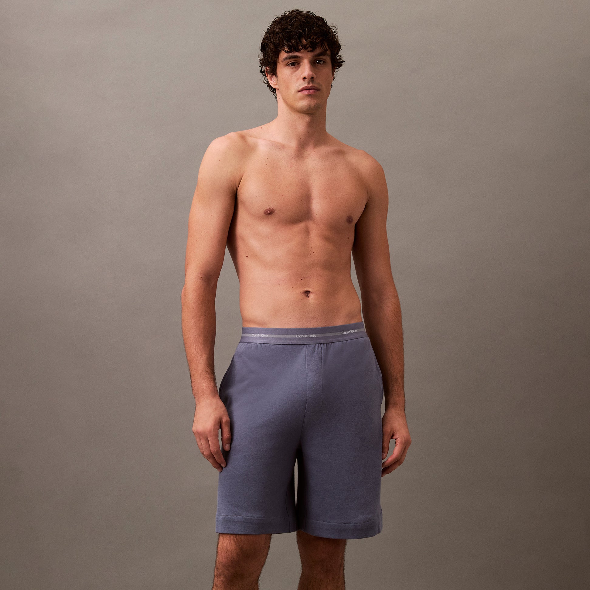 Calvin Klein SLEEP SHORT Mens Grisaille