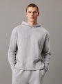 Calvin Klein ICON COTTON TERRY Mens Hoodie Grey