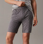 Calvin Klein ICON COTTON STRETCH  Mens Lounge Shorts Diamond Logo/Smoked Pearl