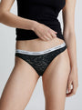 Calvin Klein LACE BIKINI Womens Bried Black