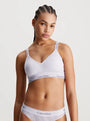 Calvin Klein MODERN LACE Lined Bralette Womens Lavender Blue