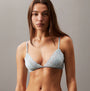 Calvin Klein SOFT STRETCH LACE Womens Triangle Bra Ether