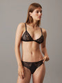 Calvin Klein CK INSTINCT Womens Thong & Bra Gift Set Black