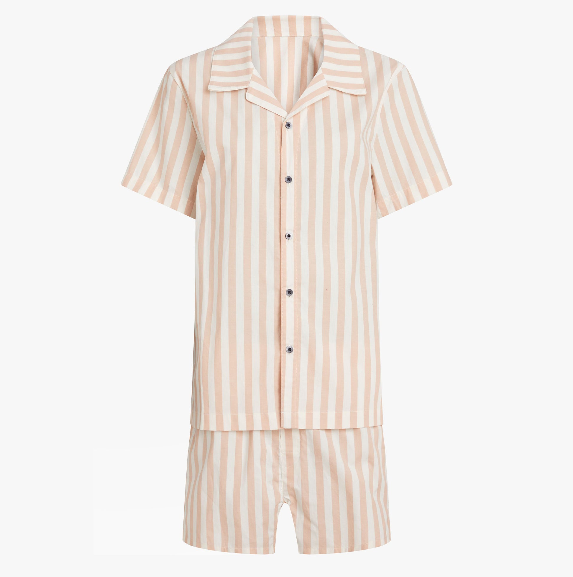 Calvin Klein S/S SHORT SET FRN Womens Pyjamas Chambray Stripe/Ash Rose