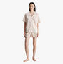 Calvin Klein S/S SHORT SET FRN Womens Pyjamas Chambray Stripe/Ash Rose