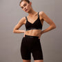 Calvin Klein COTTON STRETCH RIB Womens Lounge Shorts Black