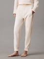 Calvin Klein TONAL LOGO LOUNGE Womens Joggers Sandshell