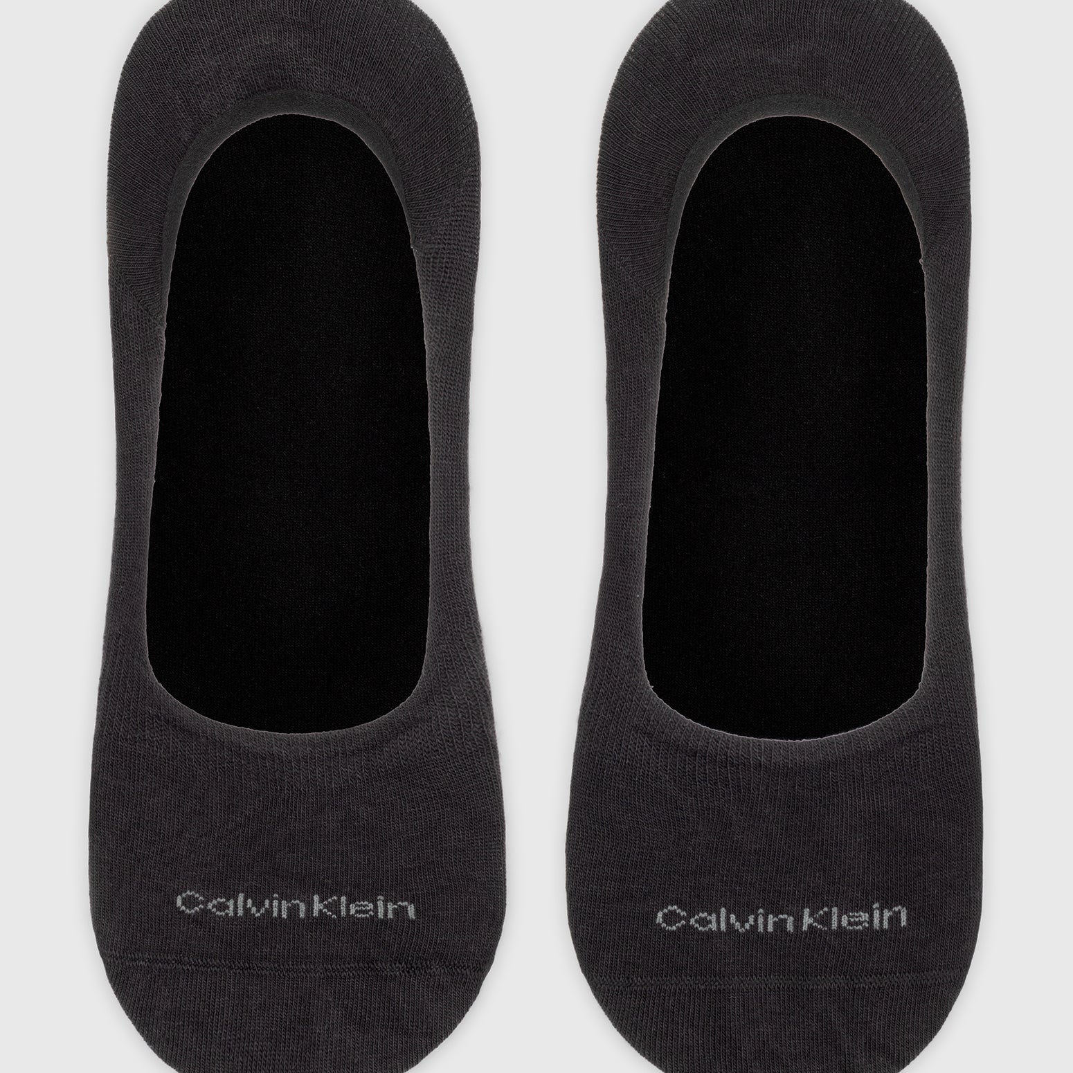 Calvin Klein 2 Pack Mens Invisible Socks Black