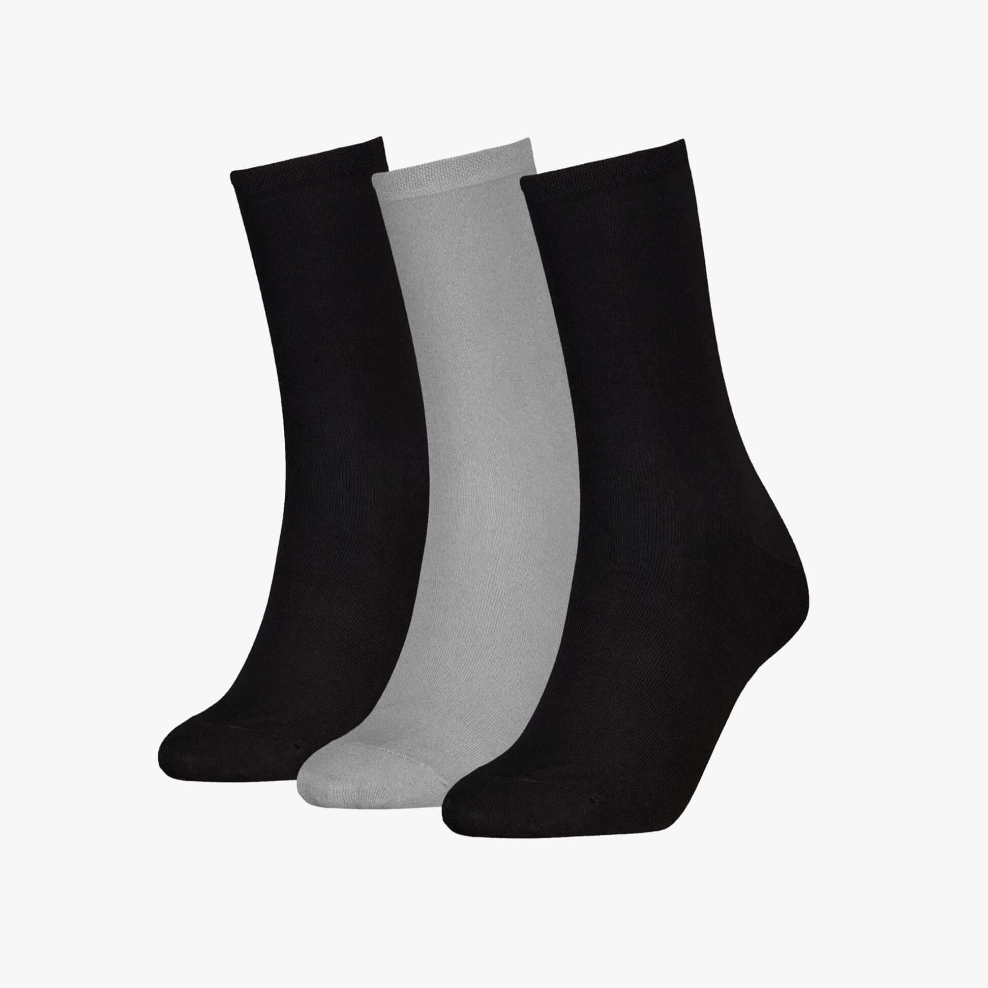 Calvin Klein 3 Pack Giftbox Lurex Womens Socks Black