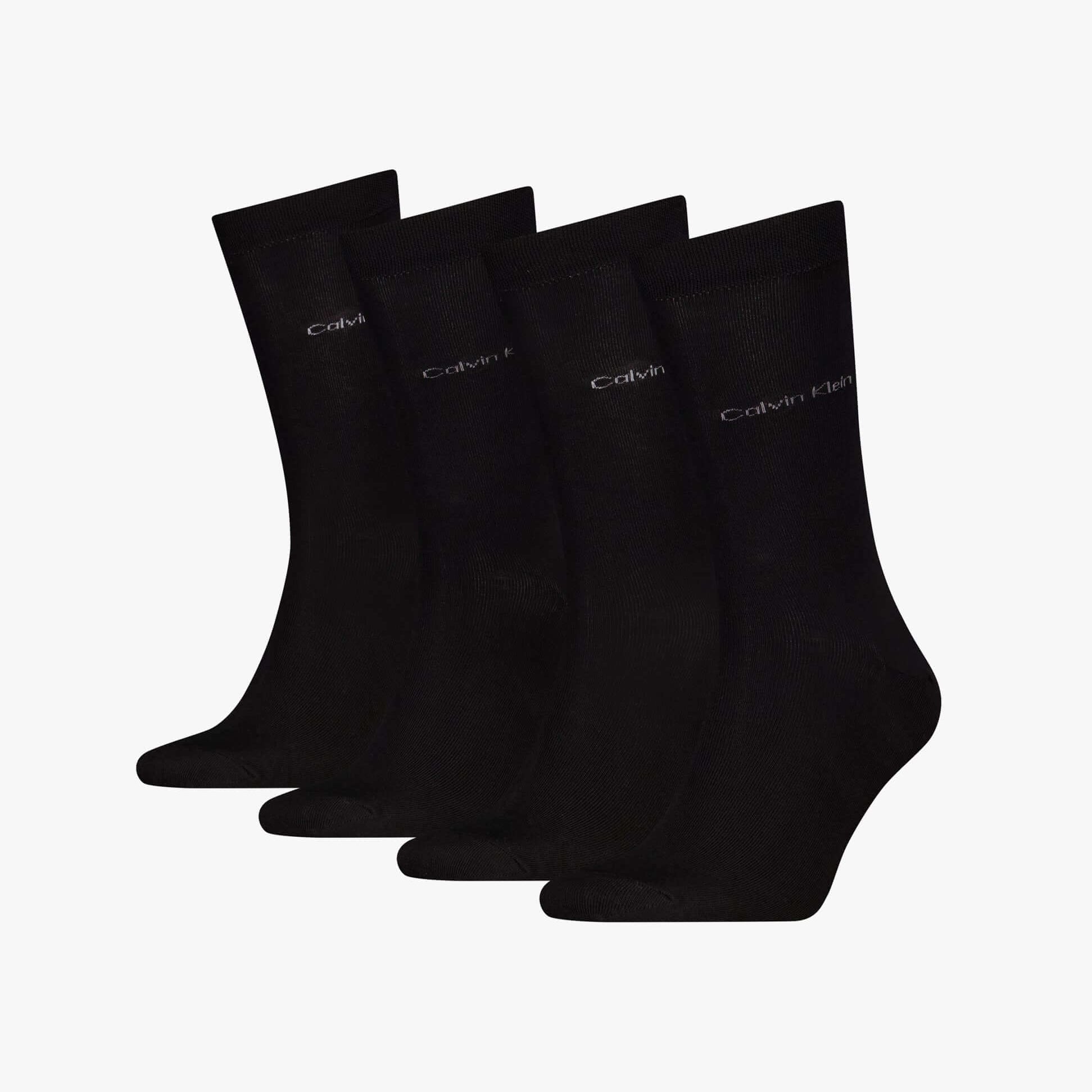 Calvin Klein 4 Pack Giftbox Classic Mens Socks Black