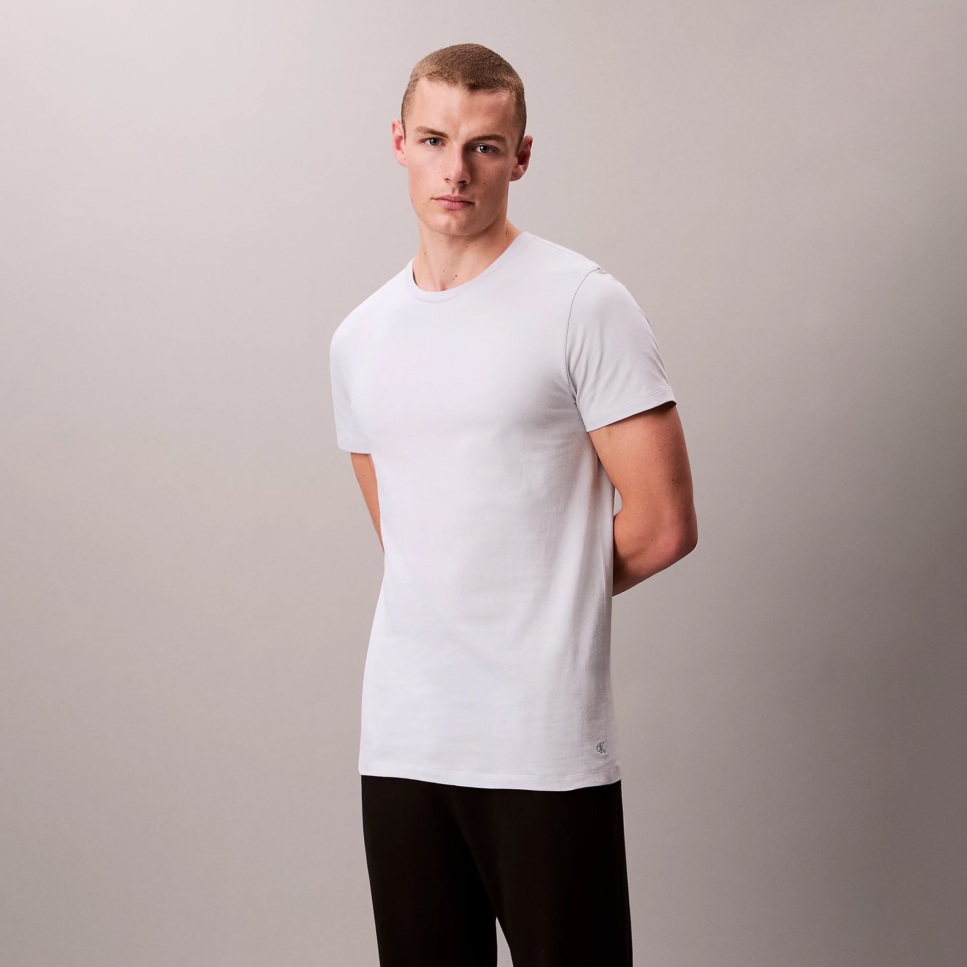 Calvin Klein 100% COTTON 3 Pack Mens T-Shirts Shoreline