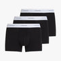 Calvin Klein COTTON 3 Pack Mens Trunks Black