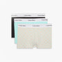 Calvin Klein COTTON BLEND Mens 3 Pack Trunks Multicoloured