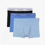 Calvin Klein ICON COTTON STRETCH 3 Pack Mens Dart Trunks Multicoloured