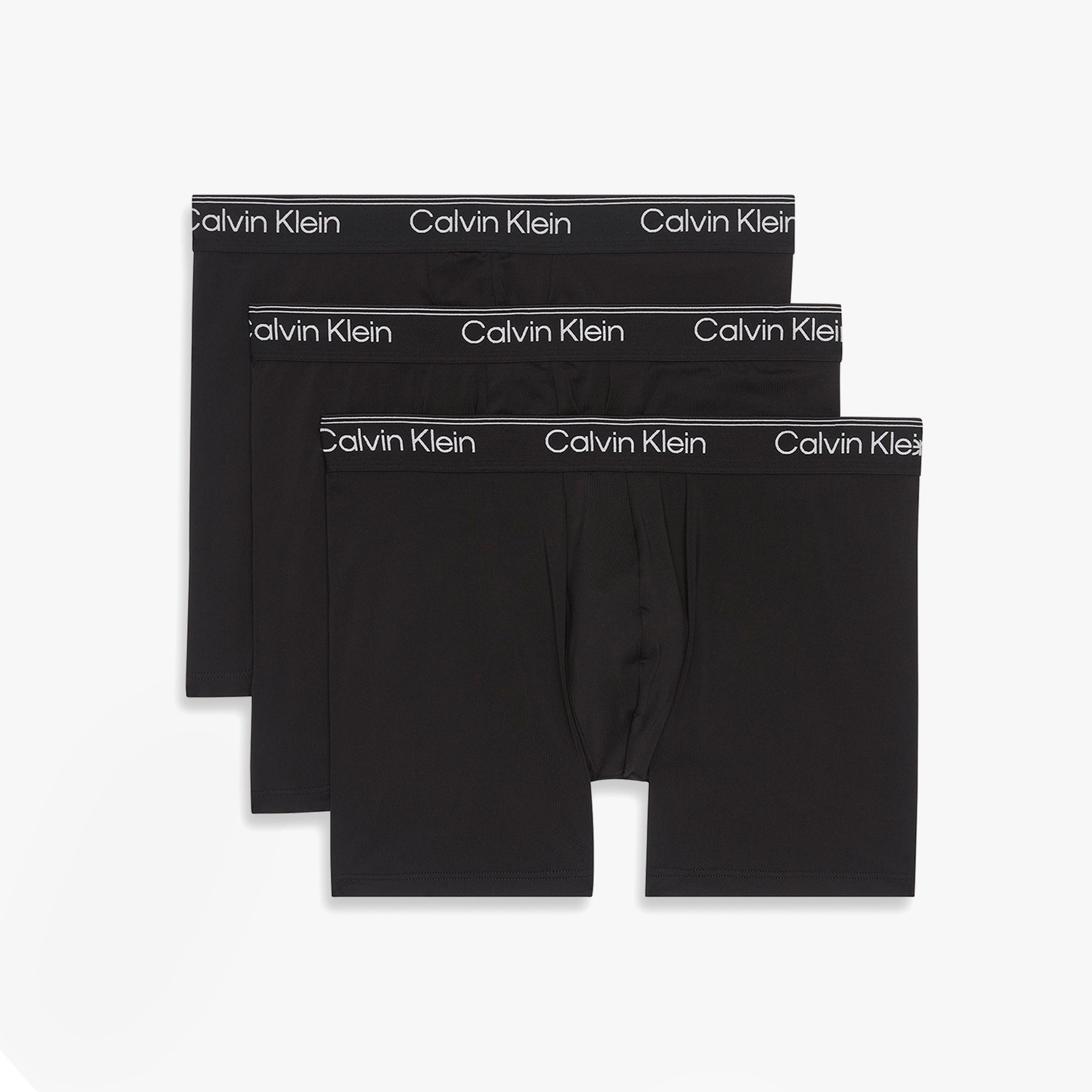 Calvin Klein BOXER BRIEF 3 Pack Mens Microfibre Stretch Black