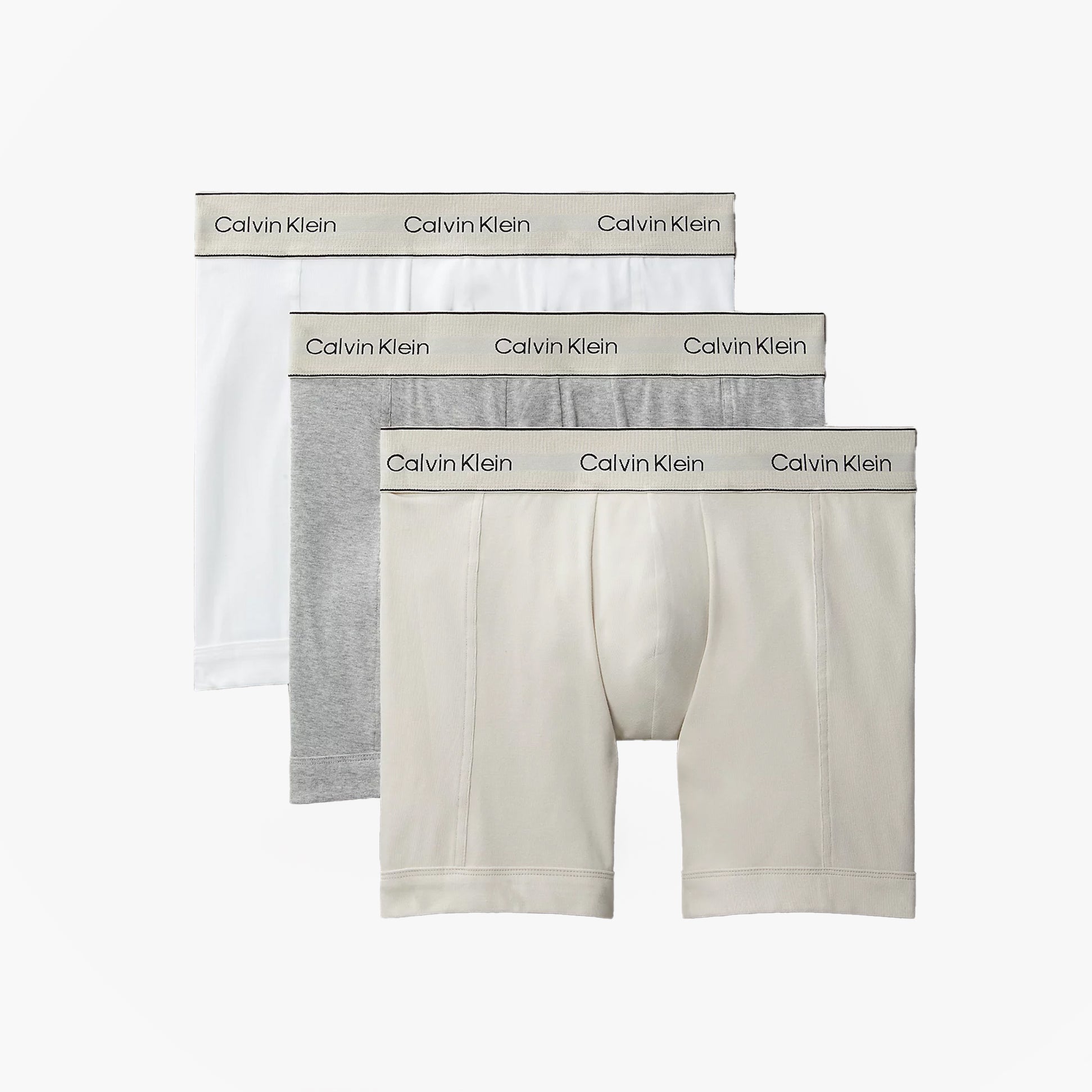 Calvin Klein BOXER BRIEF 3 Pack Mens Cotten Stretch Multicoloured