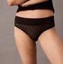 Calvin Klein BRAZILIAN Briefs Womens Icon Logo Lace Black