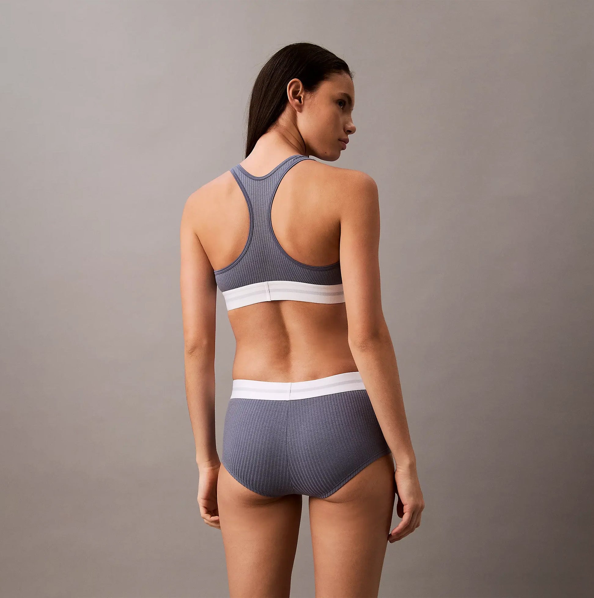 Calvin Klein Womens Hipster Panty BOYSHORTS Grey