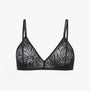 Calvin Klein UNLINED TRIANGLE Womens Lace Bra Black
