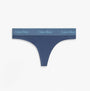 Calvin Klein Icon Cotton Modal Womens Thong Denim