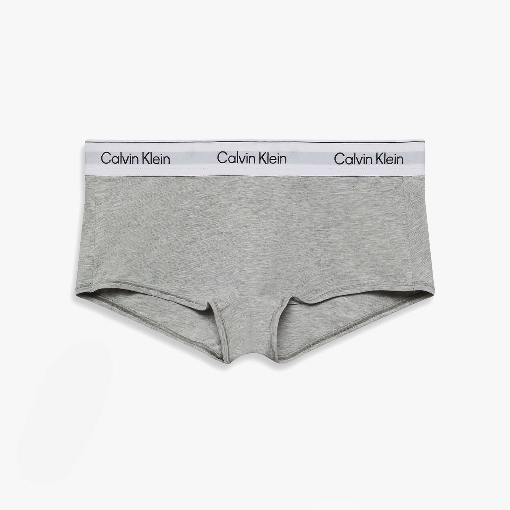 Calvin Klein Icon Cotton Modal Womens Boy Shorts Grey
