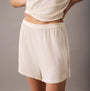 Calvin Klein ULTRA SOFT MODAL Womens Lounge Shorts Ivory