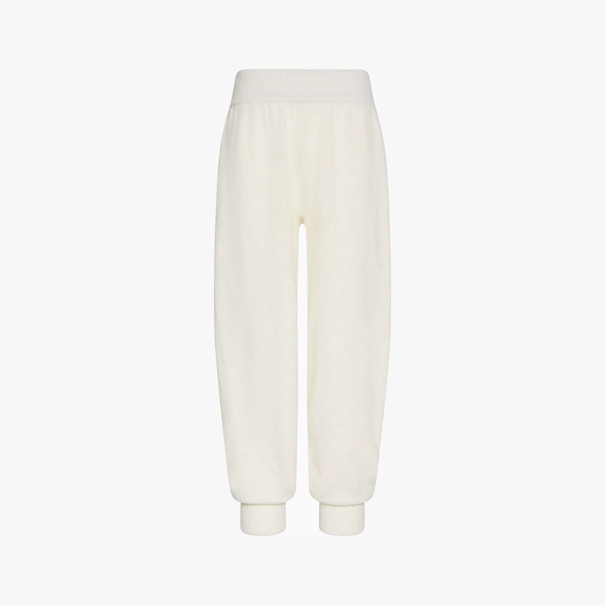Calvin Klein PLUSH JOGGER. Womens Ivory