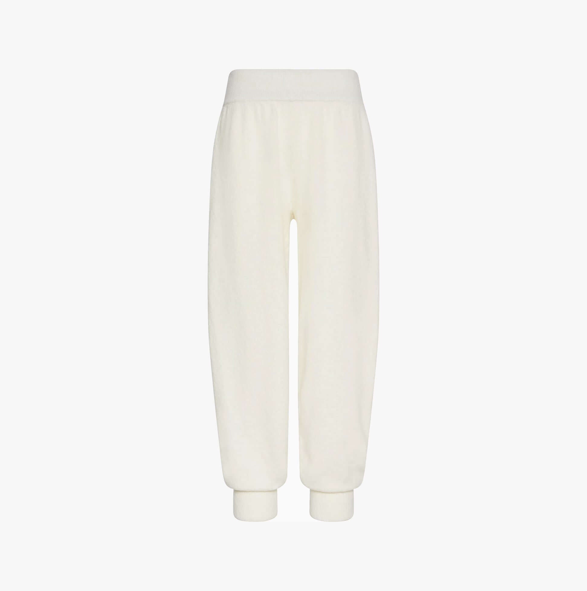 Calvin Klein PLUSH JOGGER. Womens Ivory