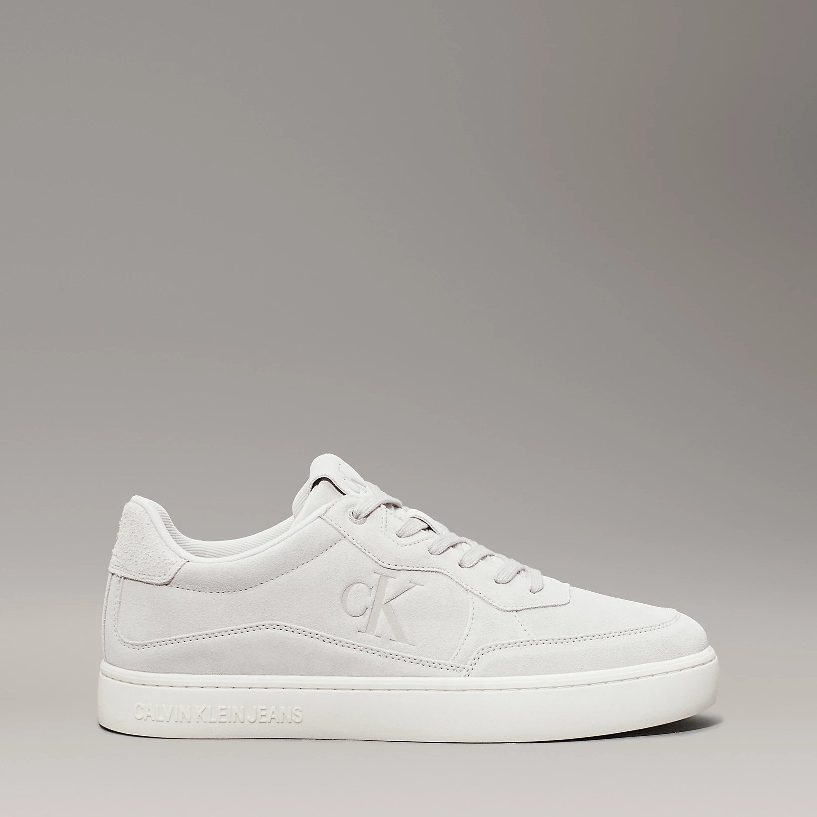 Calvin Klein CLASSIC CUPSOLE ICON Mens Trainers Eggshell/Creamy White