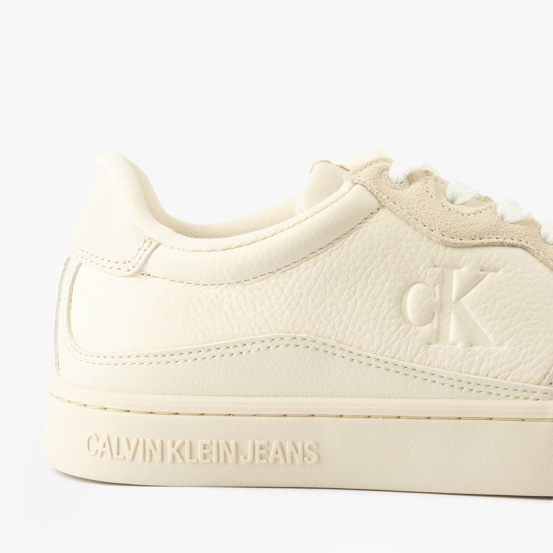 Calvin Klein CLASSIC CUPSOLE Mens Trainers Turtle Dove/Eggshell