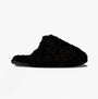 Calvin Klein CLOSE SLIPPER FUR Womens Slippers Black