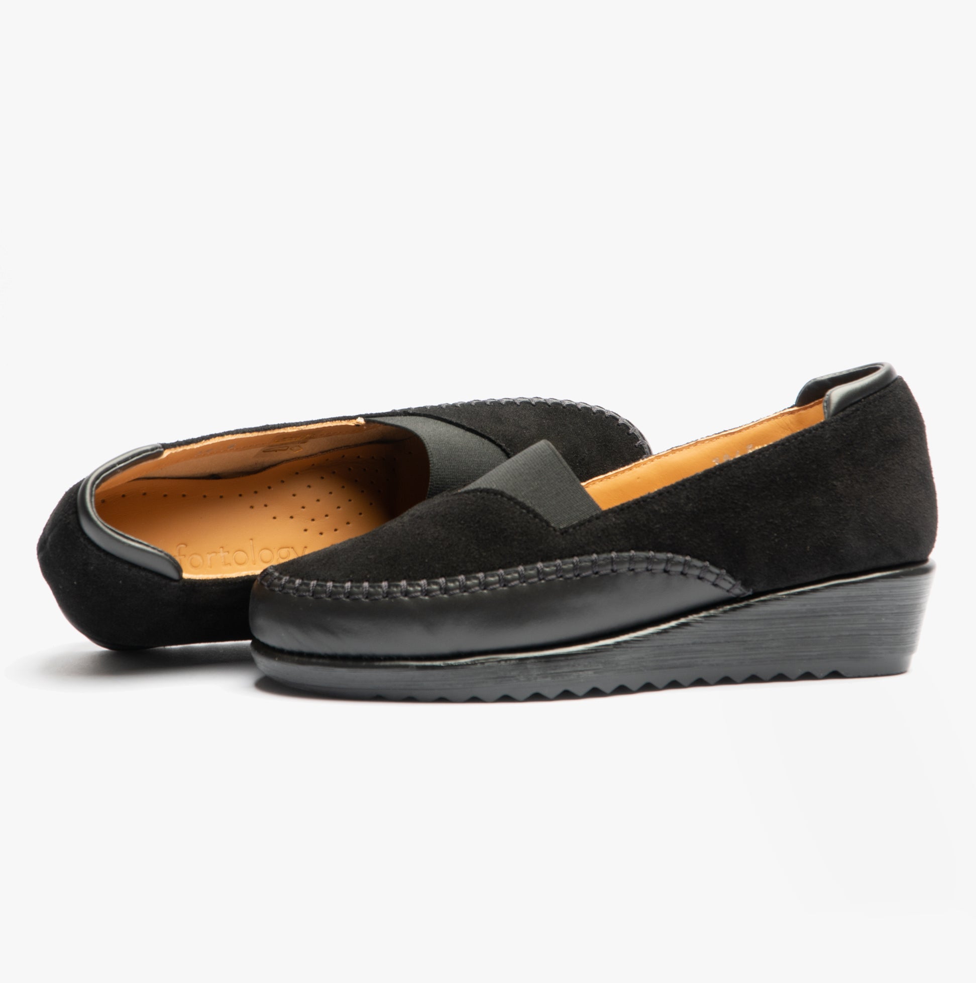 Comfortology DIA Womens Suede Shoes Black