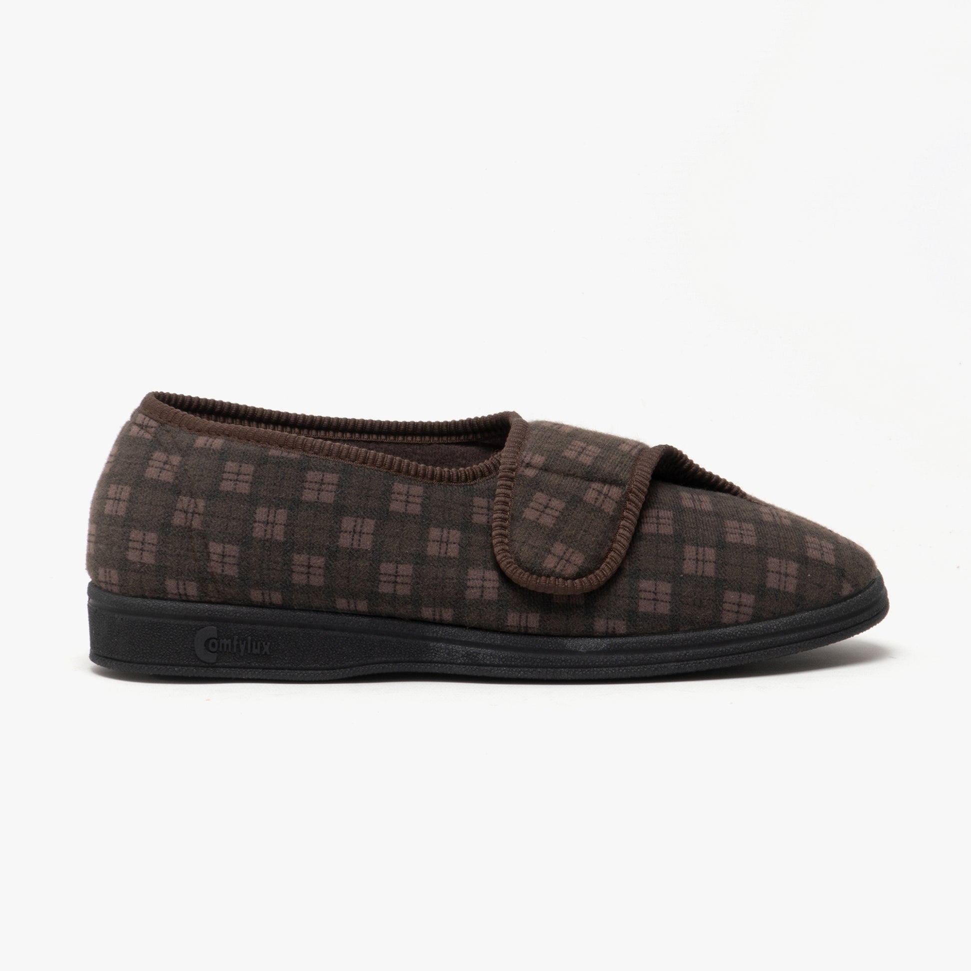 Comfylux PAUL Mens Full Slippers Brown