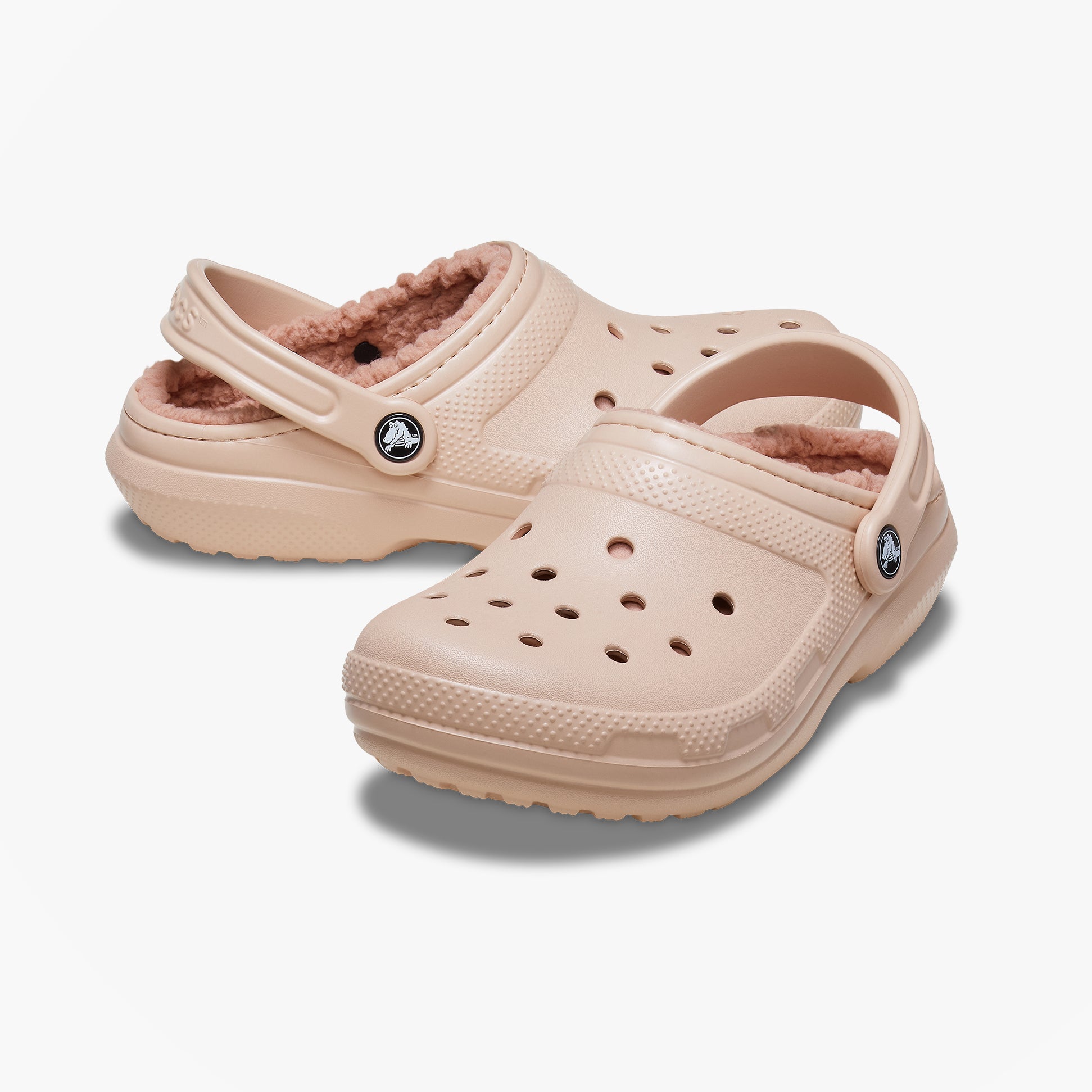 Crocs CLASSIC LINED Unisex Adults Clog Pink Caramel