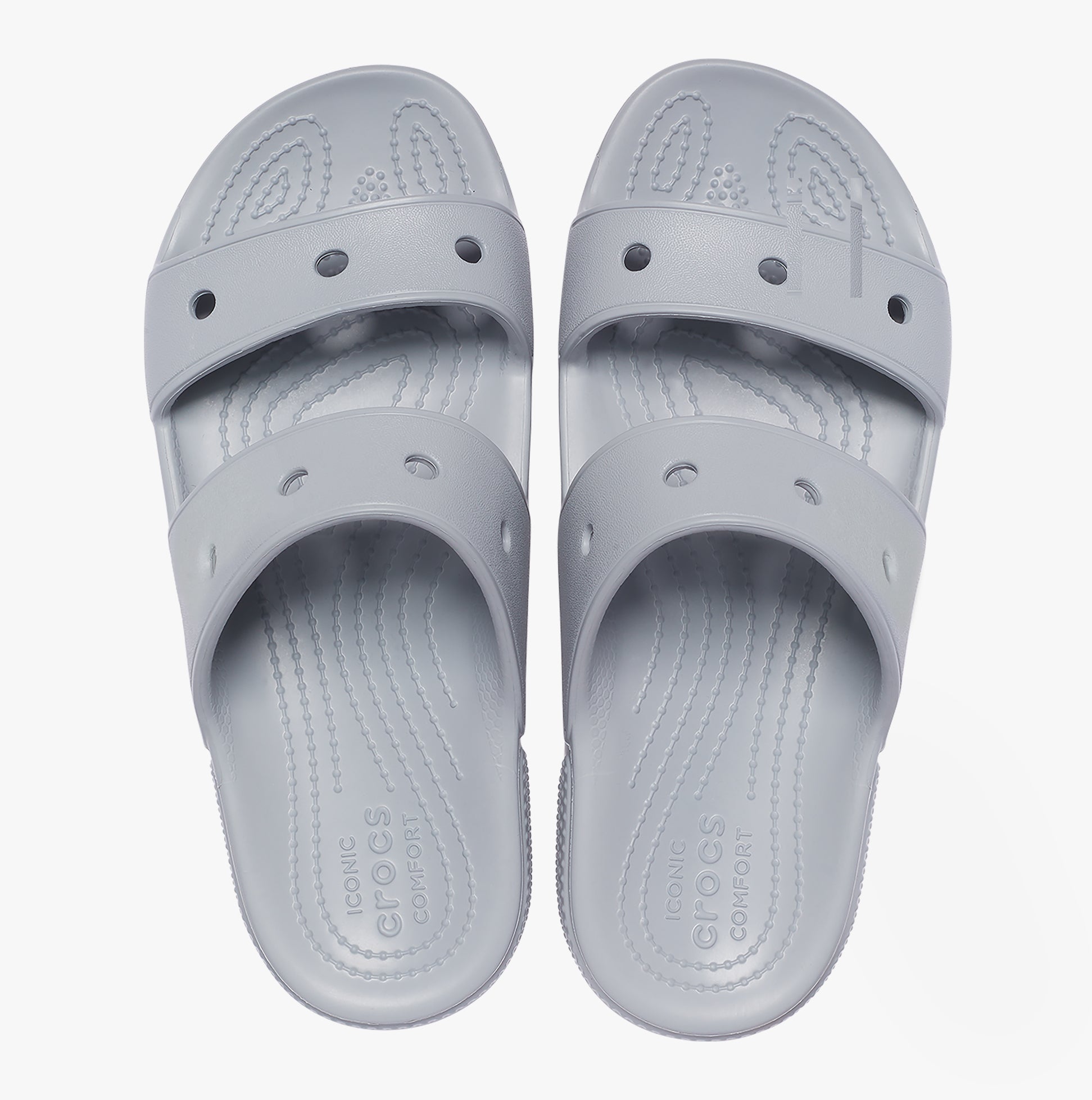 Crocs 206761-007 CLASSIC SANDAL Womens Sandals Light Grey