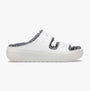 Crocs 207446-100 CLASSIC COZZZY Womens Sliders White