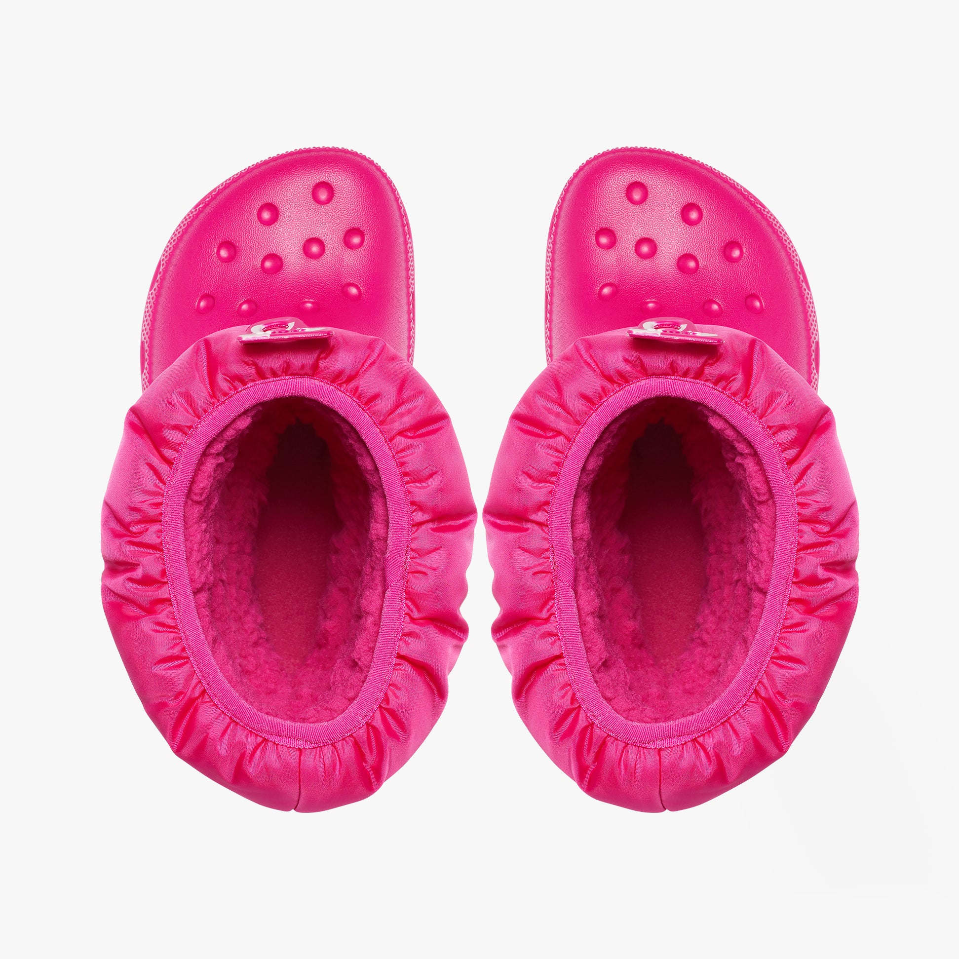 Crocs 207684-6X0 CLASSIC NEO PUFF Girls Boots Candy Pink