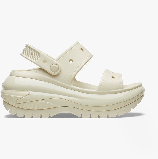 Crocs 207989-2Y2 MEGA CRUSH Womens Sandals Bone