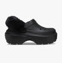 Crocs 208546-001 STOMP LINED Womens Clogs Black