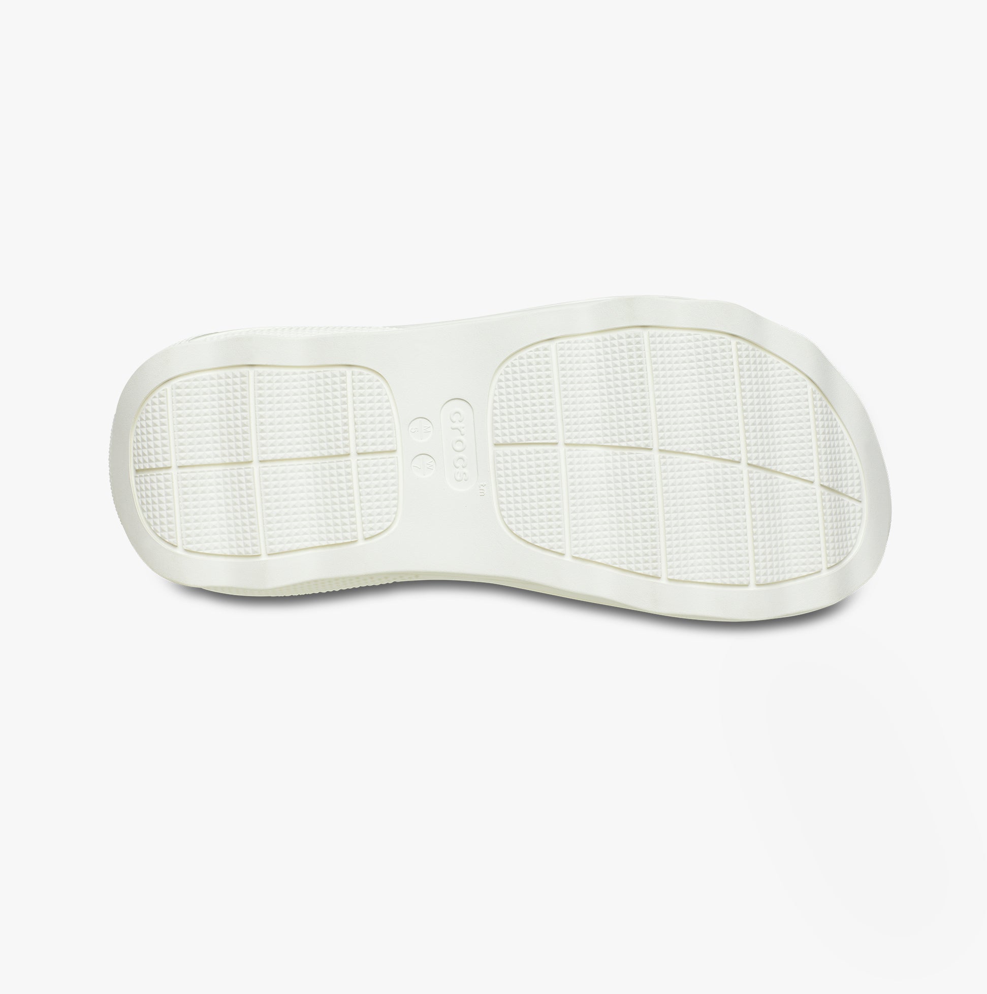 Crocs 209842-0WV MEGA CRUSH TRIPLE STRAP Womens Sliders Chalk