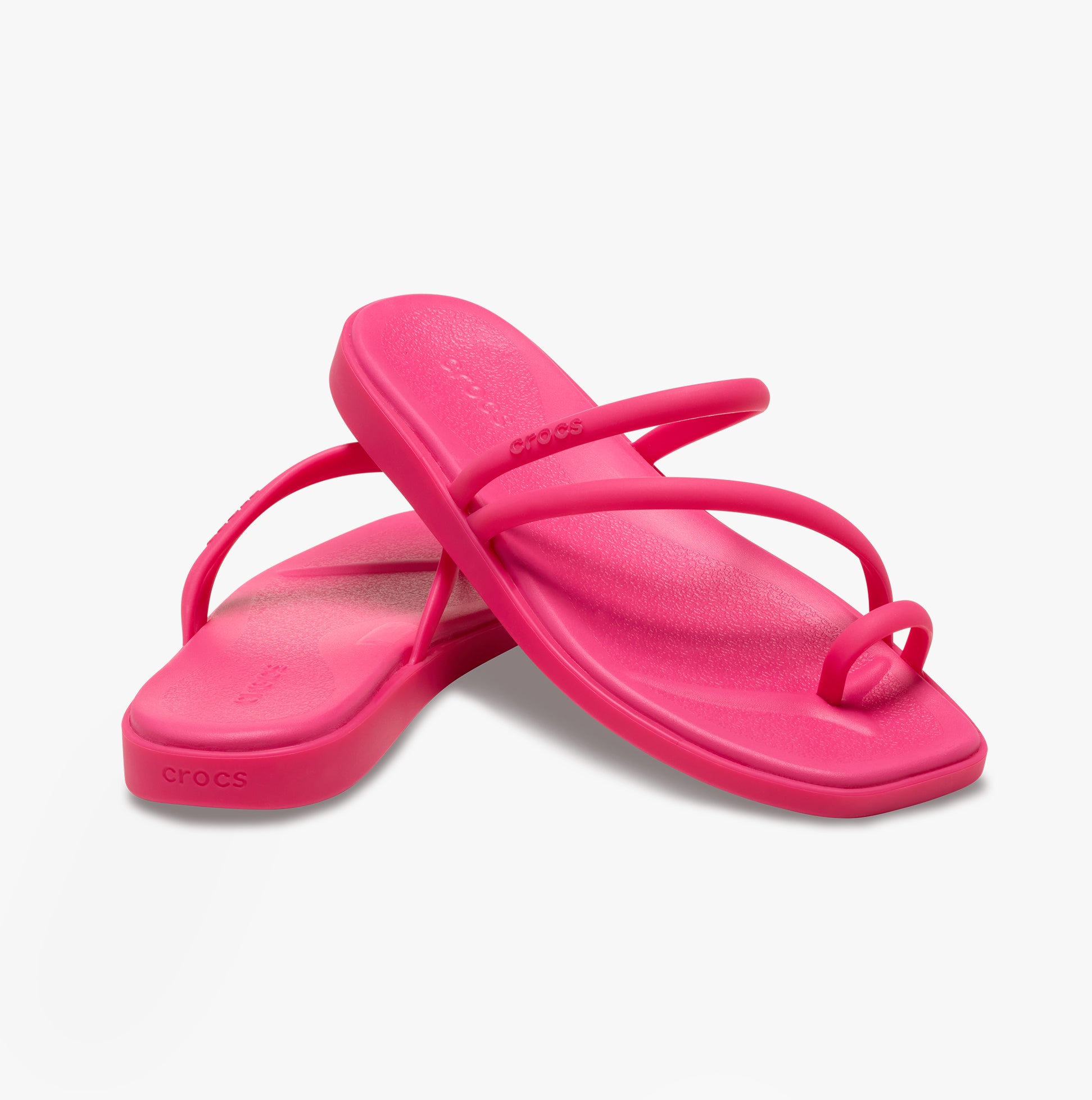 Crocs MIAMI TOE LOOP Womens Sandals Pink