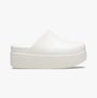 Crocs 209869-0WV DYLAN PLATFORM Womens Clogs Chalk