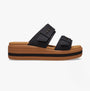 Crocs 209978-001 BROOKLYN WOVEN BUCKLE Womens Sandals Black