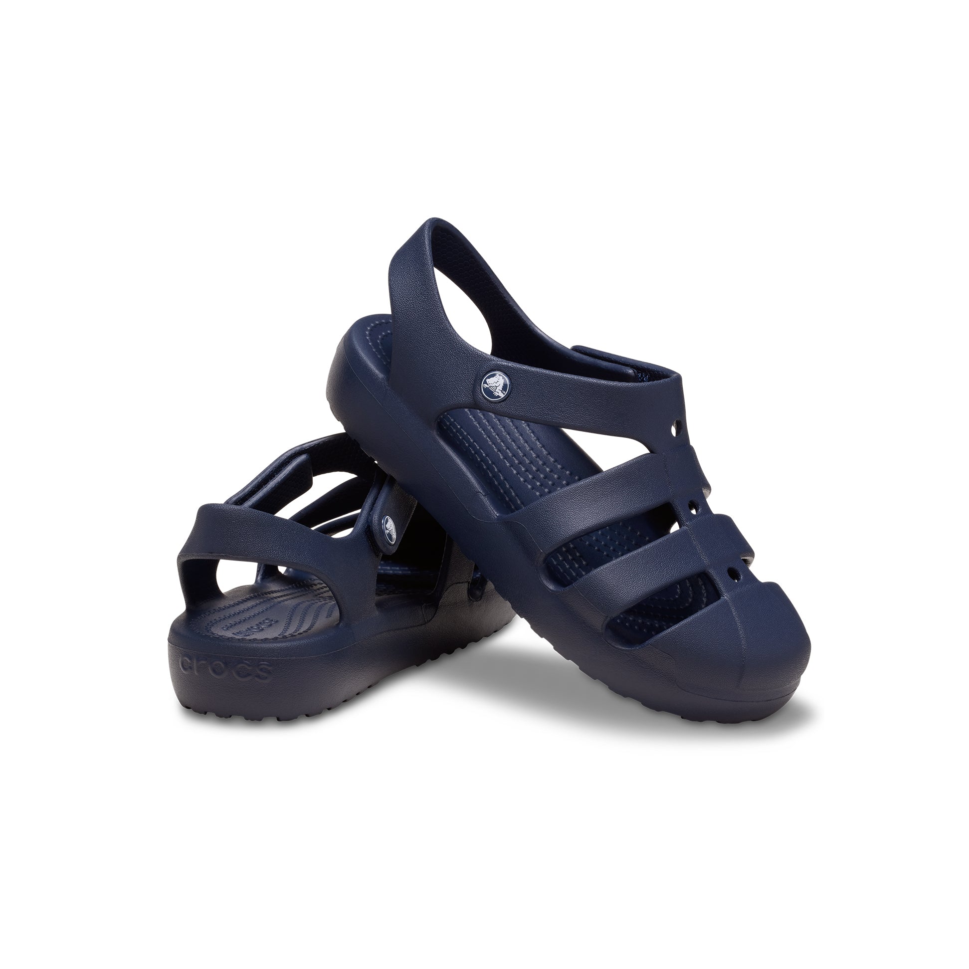 Crocs 210626-410 CLASSIC FISHERMAN Unisex Kids Sandals Navy