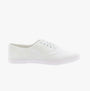 DEK White Canvas Junior Lace Plimsoll